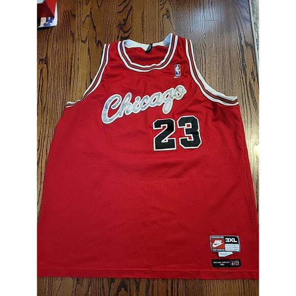 Nike Michael Jordan Chicago Bulls Jersey Mens Size 3XL XXXL NBA Basketball 1984 - Picture 2 of 11